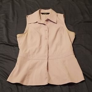 Express sleeveless lavendar peplum blouse